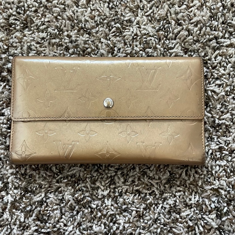 Louis Vuitton Vernis International Trifold Long Wallet TH1013